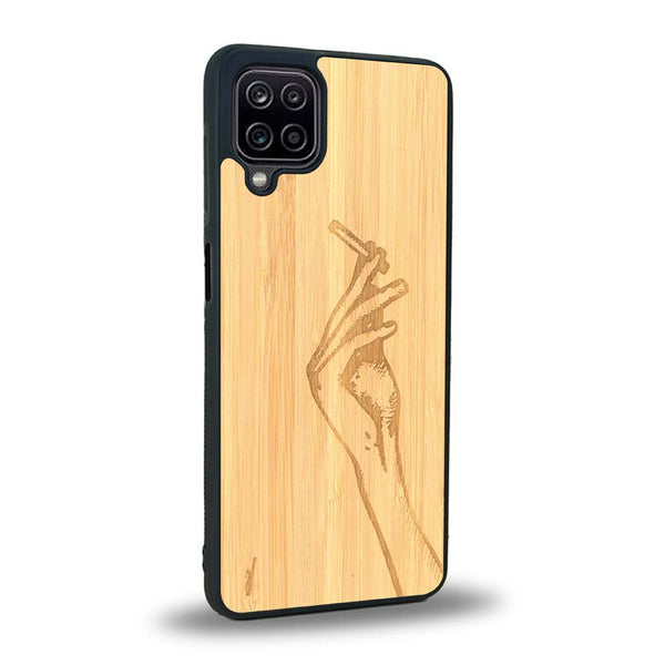 Coque Samsung A12 5G - La Garçonne - Coque en bois