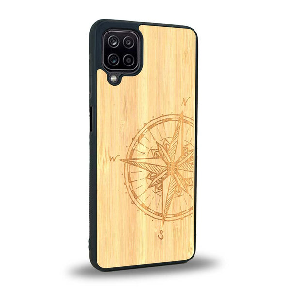 Coque Samsung A12 5G - La Rose des Vents - Coque en bois