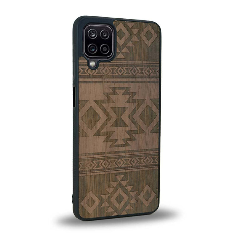 Coque Samsung A12 5G - L'Aztec - Coque en bois