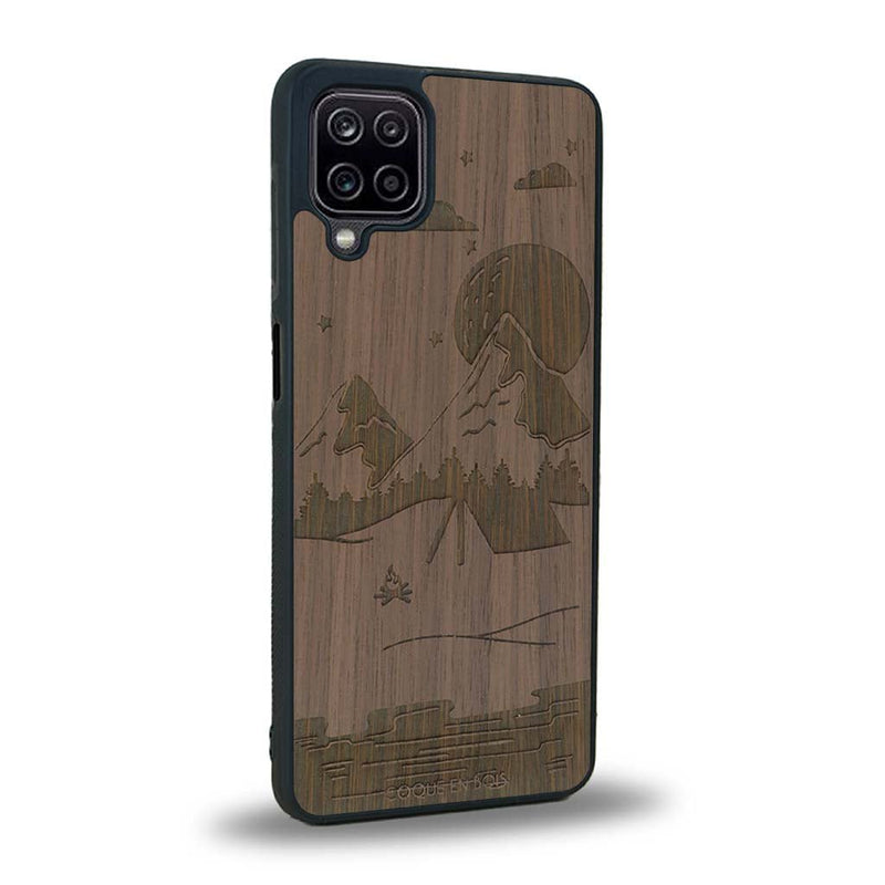 Coque Samsung A12 5G - Le Campsite - Coque en bois