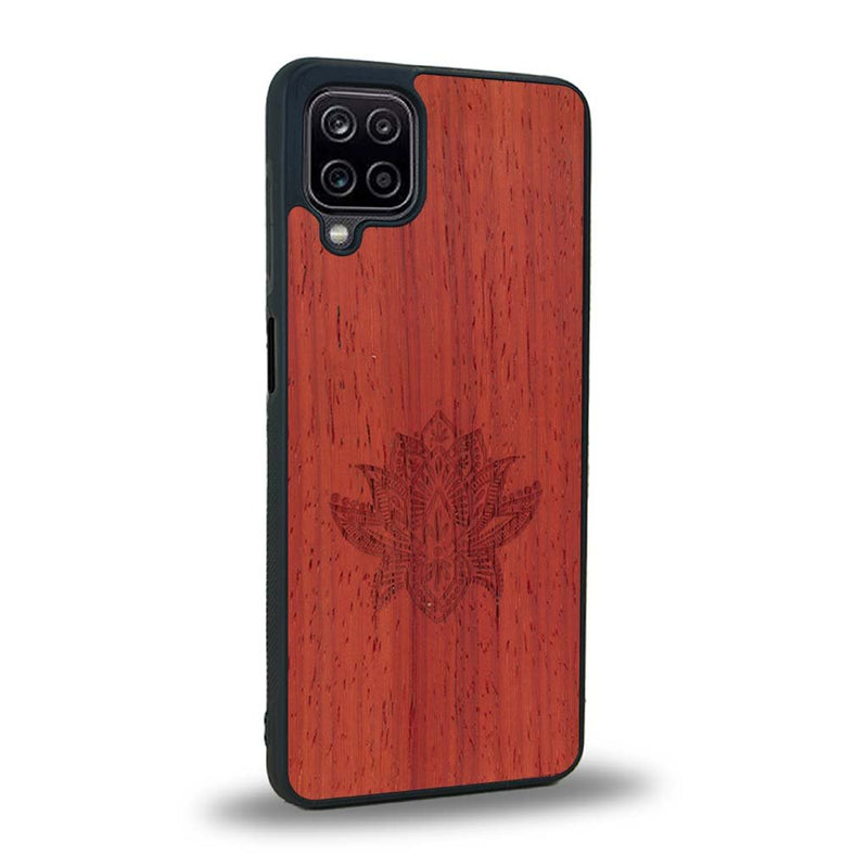 Coque Samsung A12 5G - Le Lotus - Coque en bois