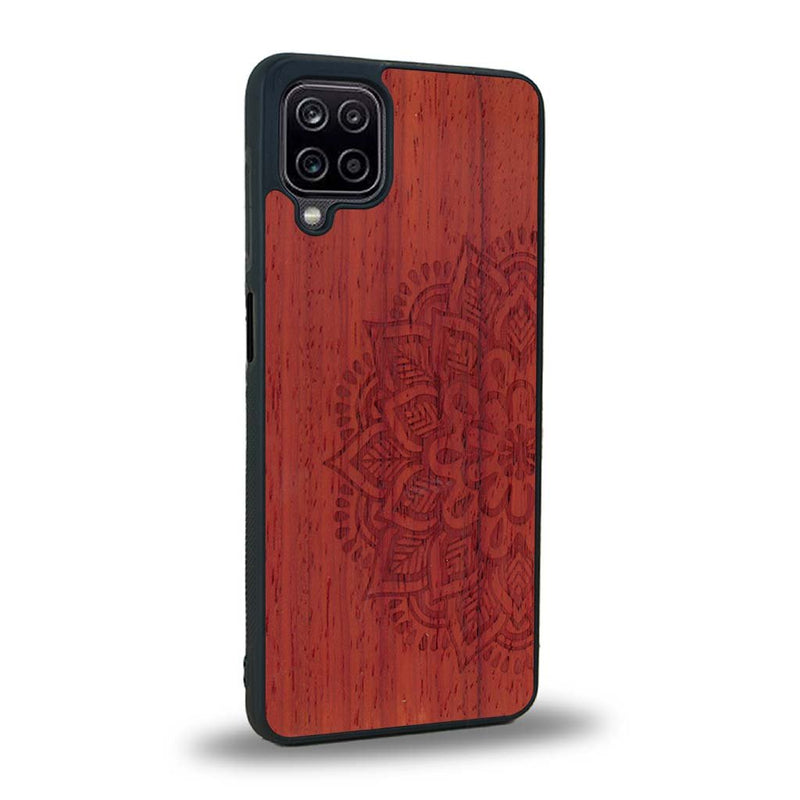 Coque Samsung A12 5G - Le Mandala Sanskrit - Coque en bois
