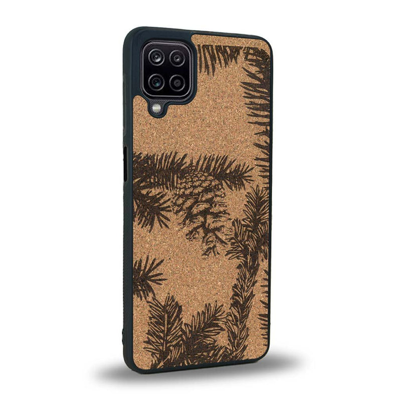 Coque Samsung A12 - La Pomme de Pin - Coque en bois