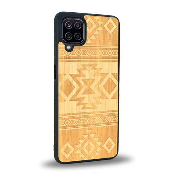 Coque Samsung A12 - L'Aztec - Coque en bois