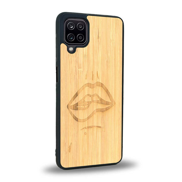 Coque Samsung A12 - The Kiss - Coque en bois
