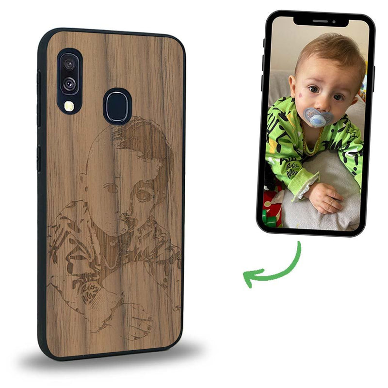 Coque Samsung A20 - La Personnalisable - Coque en bois