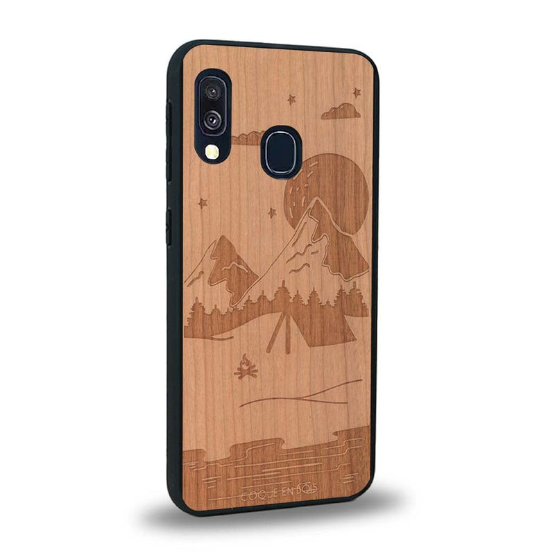 Coque Samsung A20 - Le Campsite - Coque en bois