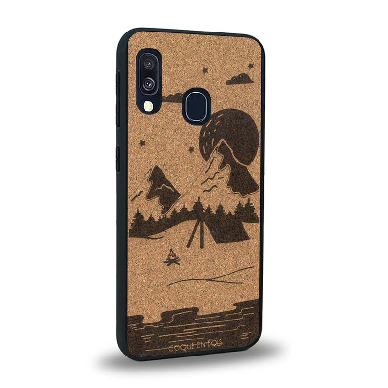 Coque Samsung A20 - Le Campsite - Coque en bois