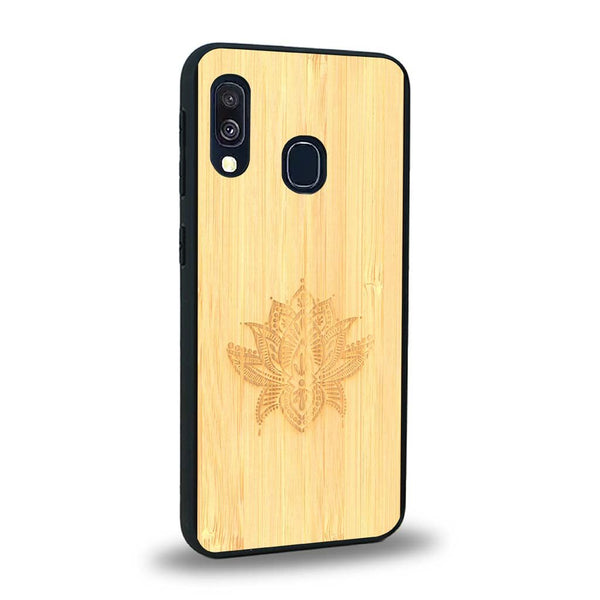 Coque Samsung A20 - Le Lotus - Coque en bois