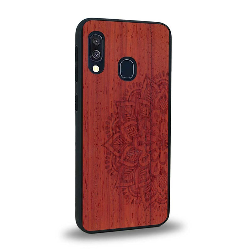 Coque Samsung A20 - Le Mandala Sanskrit - Coque en bois