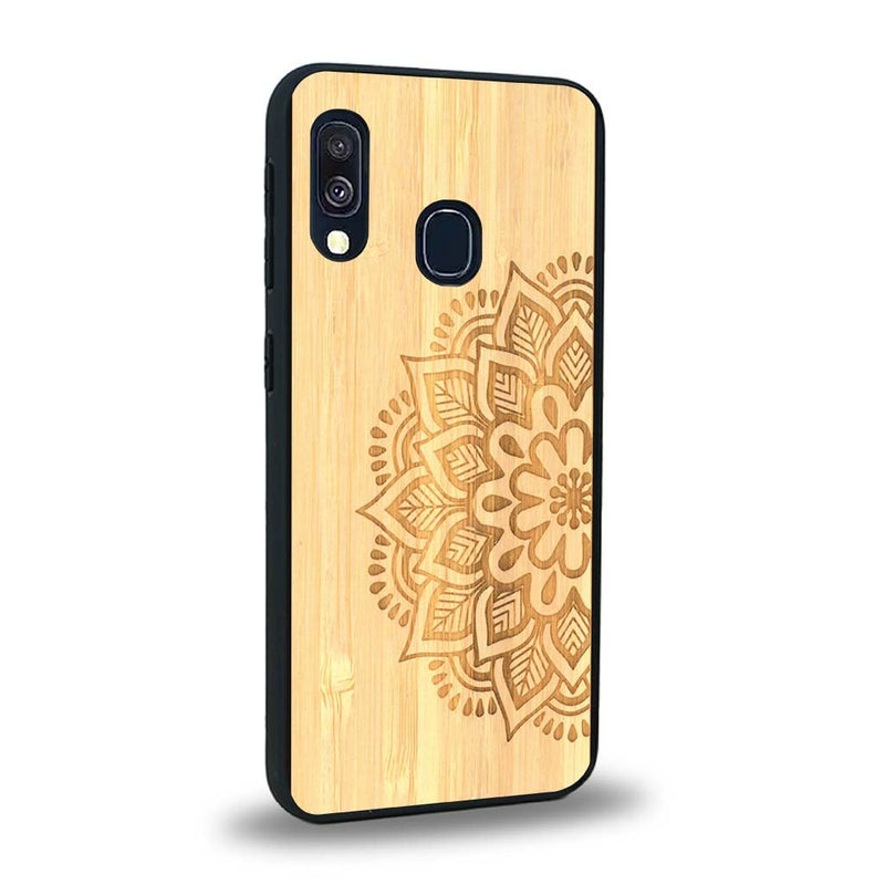 Coque Samsung A20 - Le Mandala Sanskrit - Coque en bois