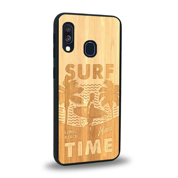 Coque Samsung A20 - Surf Time - Coque en bois