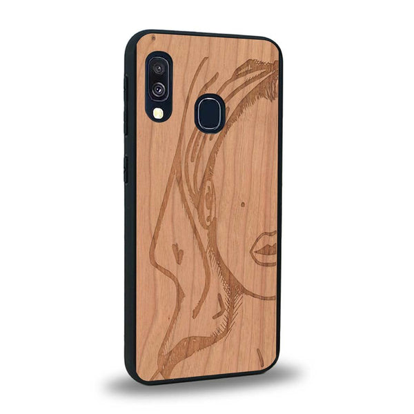 Coque Samsung A20E - Au féminin - Coque en bois