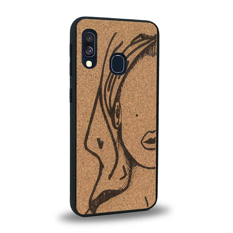 Coque Samsung A20E - Au féminin - Coque en bois