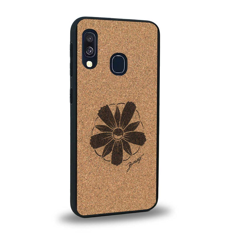 Coque Samsung A20E - La Fleur des Montagnes - Coque en bois