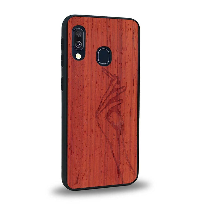 Coque Samsung A20E - La Garçonne - Coque en bois