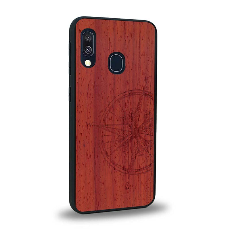 Coque Samsung A20E - La Rose des Vents - Coque en bois