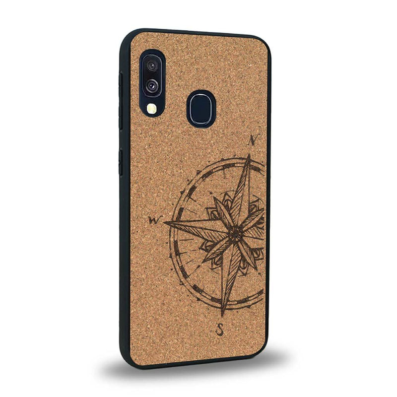 Coque Samsung A20E - La Rose des Vents - Coque en bois