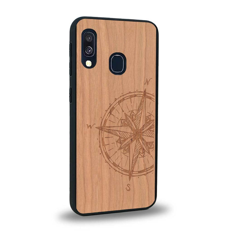 Coque Samsung A20E - La Rose des Vents - Coque en bois