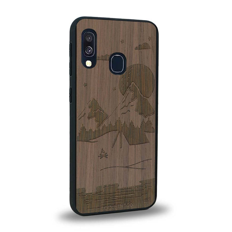 Coque Samsung A20E - Le Campsite - Coque en bois