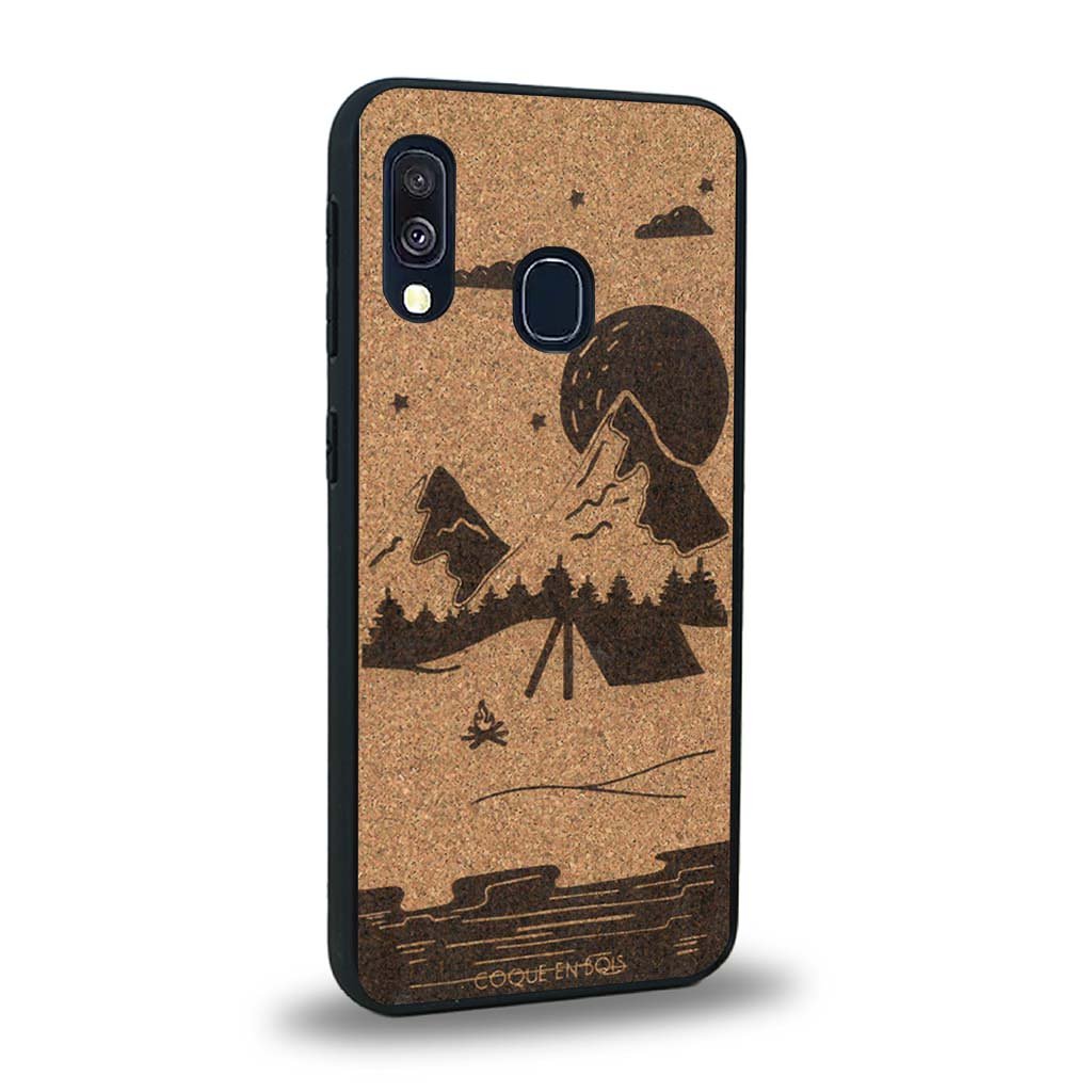 Coque Samsung A20E - Le Campsite - Coque en bois