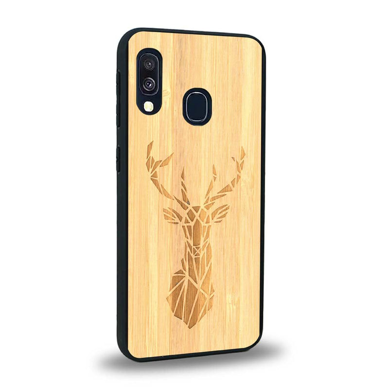 Coque Samsung A20E - Le Cerf - Coque en bois