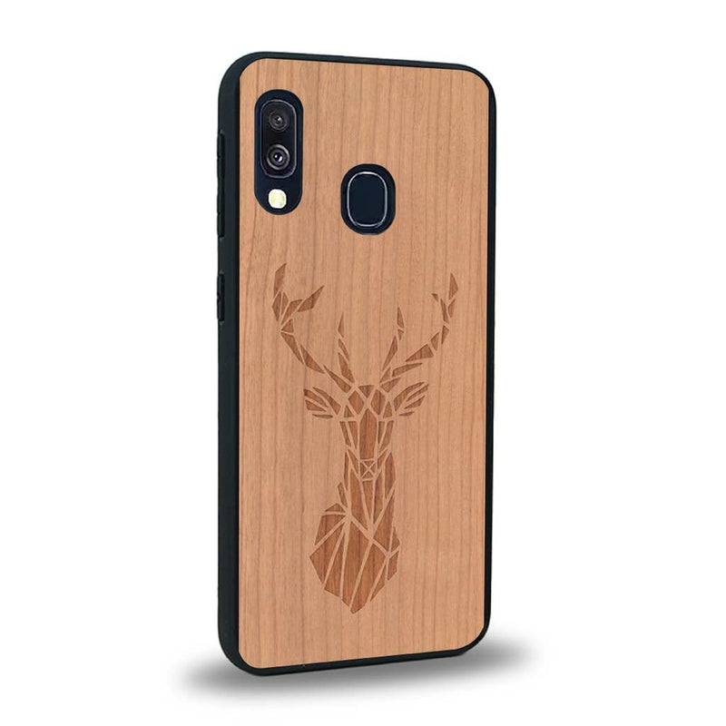 Coque Samsung A20E - Le Cerf - Coque en bois