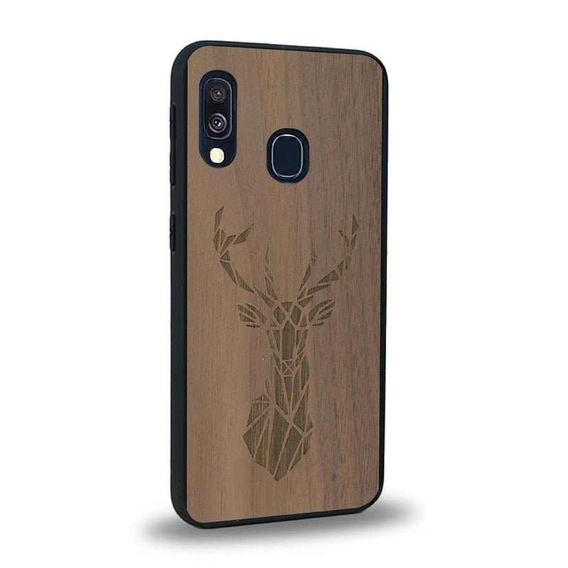 Coque Samsung A20E - Le Cerf - Coque en bois