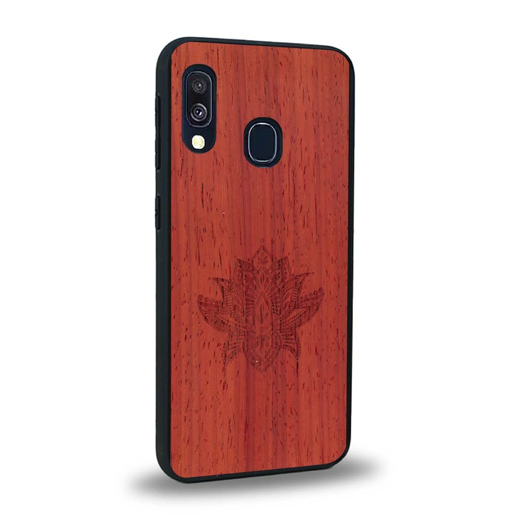 Coque Samsung A20E - Le Lotus - Coque en bois