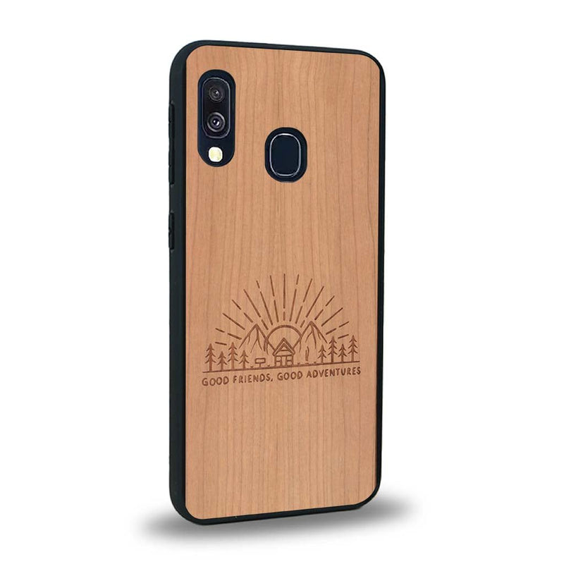 Coque Samsung A20E - Sunset Lovers - Coque en bois