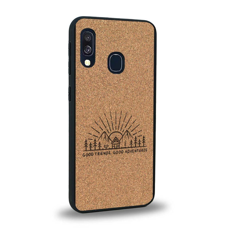 Coque Samsung A20E - Sunset Lovers - Coque en bois