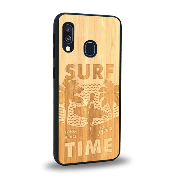 Coque Samsung A20E - Surf Time - Coque en bois
