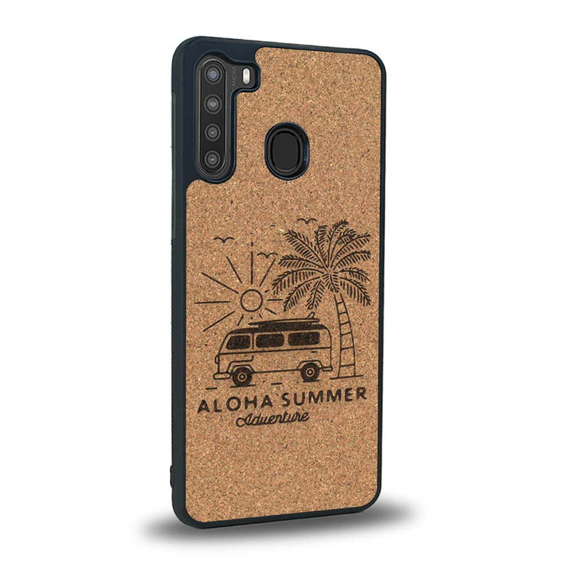 Coque Samsung A21 - Aloha Summer - Coque en bois