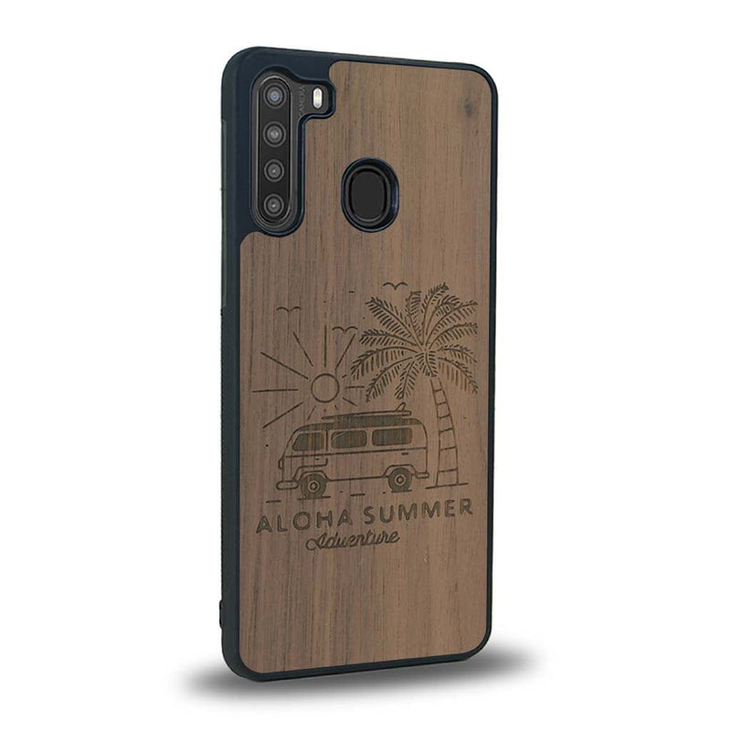 Coque Samsung A21 - Aloha Summer - Coque en bois