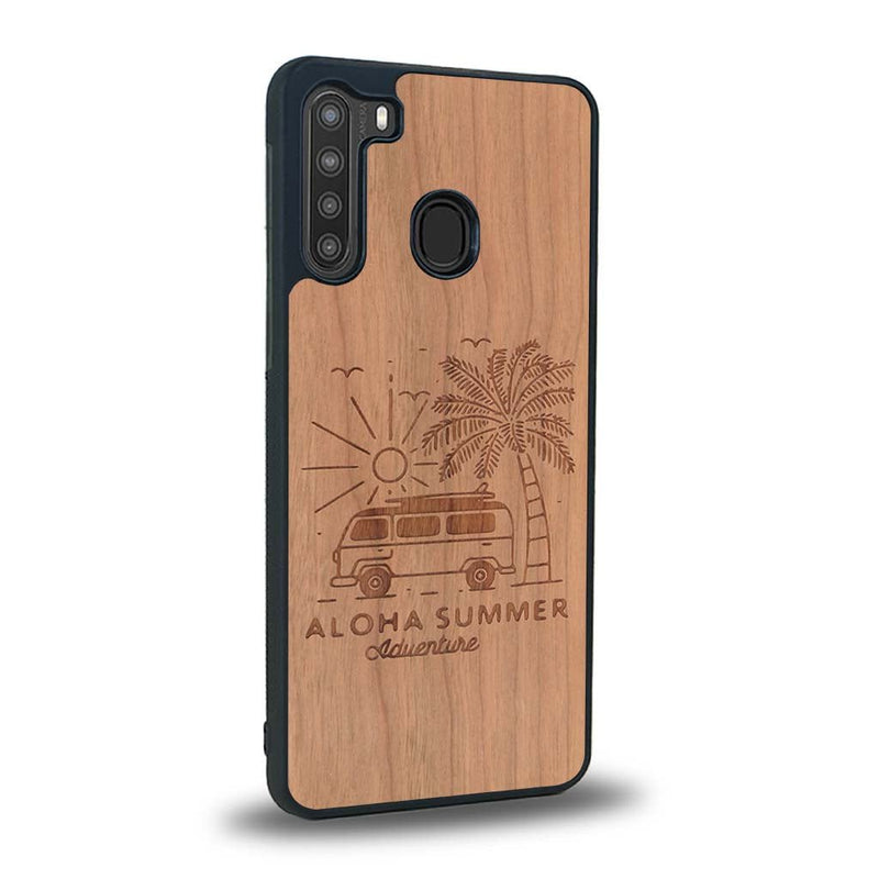 Coque Samsung A21 - Aloha Summer - Coque en bois