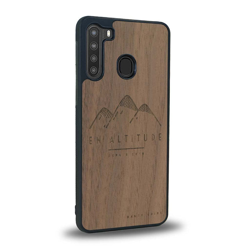 Coque Samsung A21 - En Altitude - Coque en bois