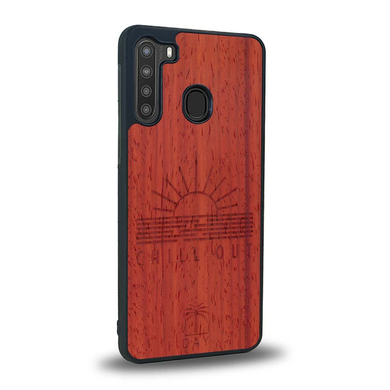 Coque Samsung A21 - La Chill Out - Coque en bois