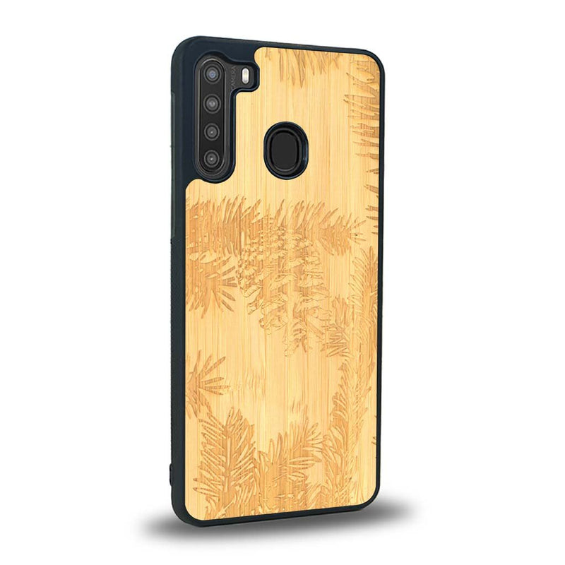 Coque Samsung A21 - La Pomme de Pin - Coque en bois