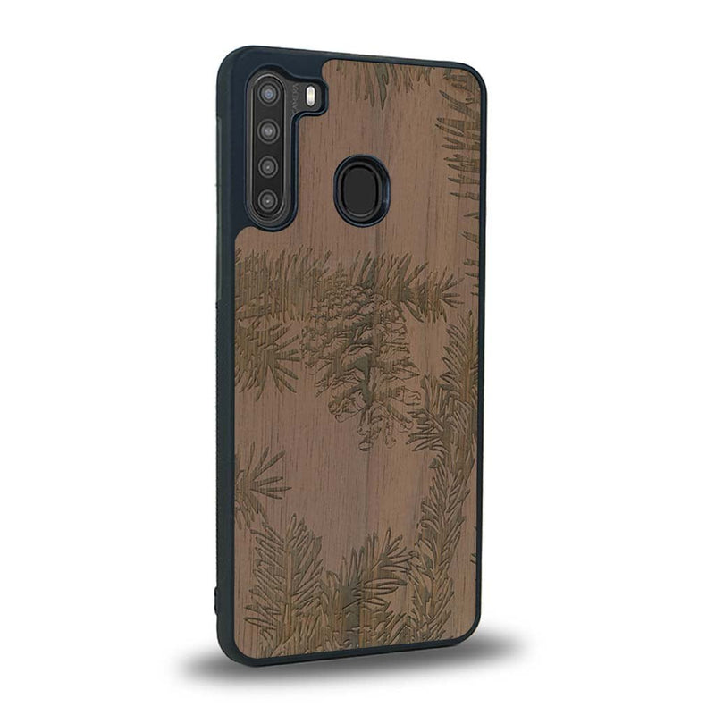 Coque Samsung A21 - La Pomme de Pin - Coque en bois