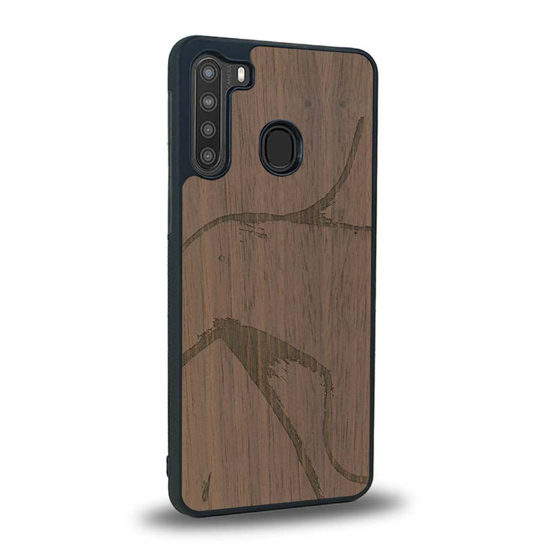 Coque Samsung A21 - La Shoulder - Coque en bois