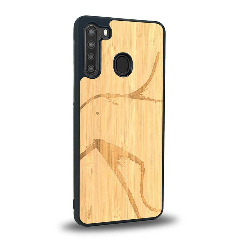 Coque Samsung A21 - La Shoulder - Coque en bois