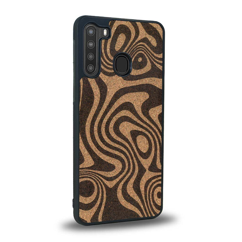 Coque Samsung A21 - L'Abstract - Coque en bois