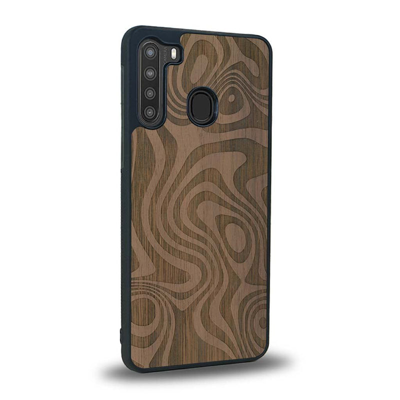 Coque Samsung A21 - L'Abstract - Coque en bois