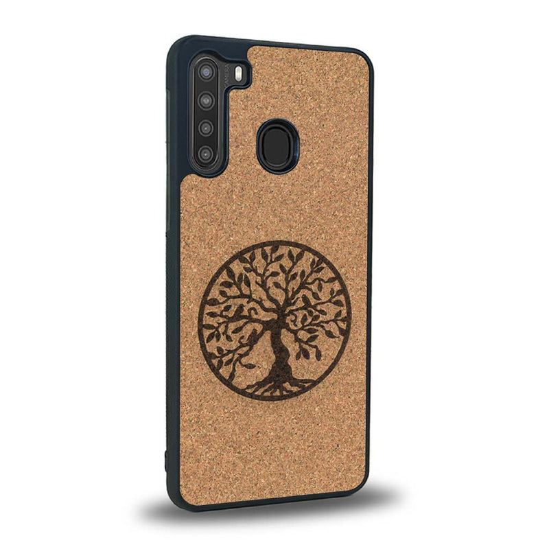 Coque Samsung A21 - L'Arbre de Vie - Coque en bois