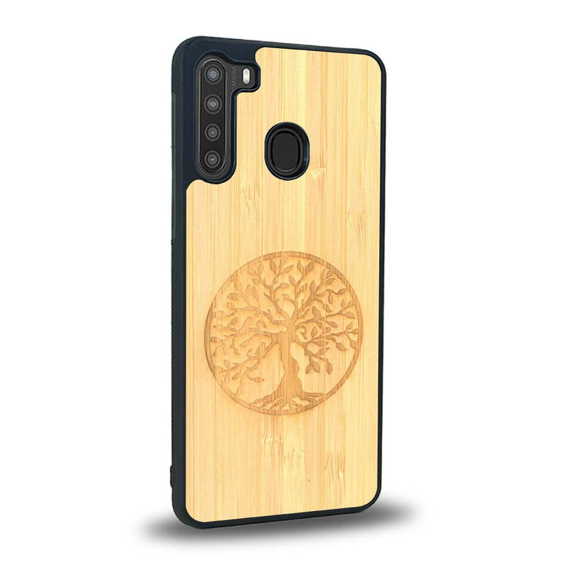 Coque Samsung A21 - L'Arbre de Vie - Coque en bois