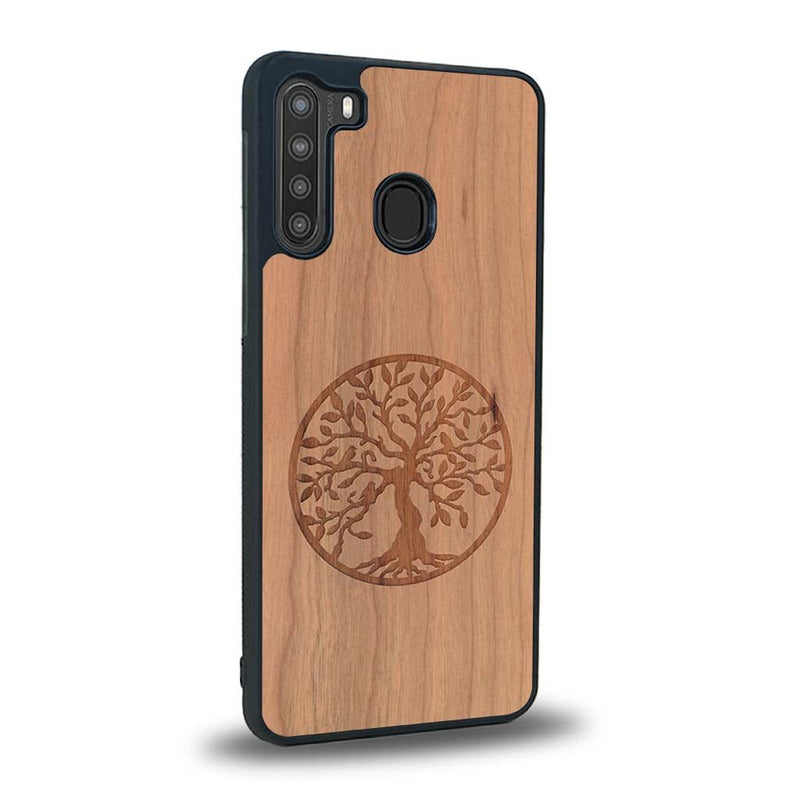 Coque Samsung A21 - L'Arbre de Vie - Coque en bois