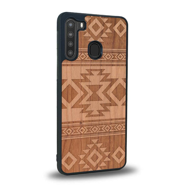 Coque Samsung A21 - L'Aztec - Coque en bois