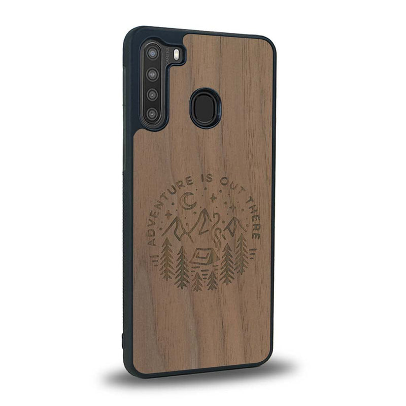 Coque Samsung A21 - Le Bivouac - Coque en bois