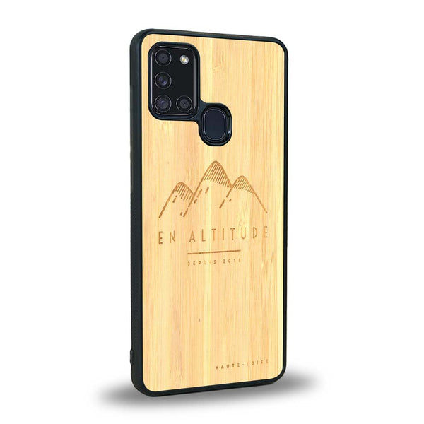 Coque Samsung A21S - En Altitude - Coque en bois