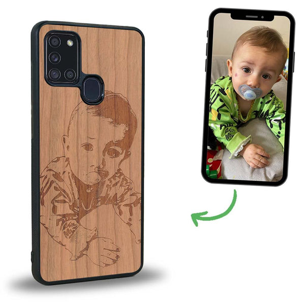 Coque Samsung A21S - La Personnalisable - Coque en bois